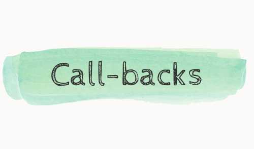 Callbacks